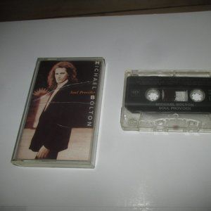 Michael Bolton - Soul Provider on cassette (CBS Records, 1989)